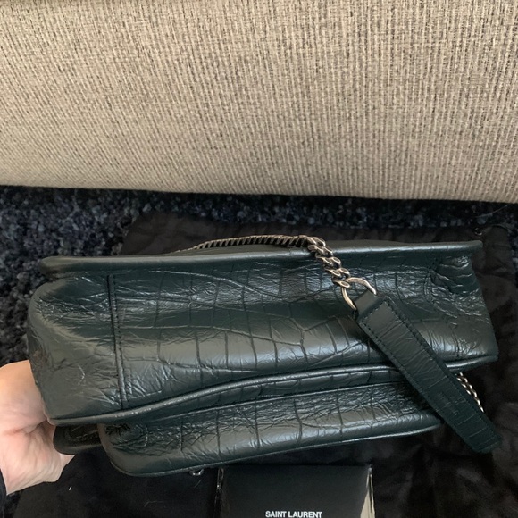 Saint Laurent Niki baby crocodile embossed bag - Picture 7 of 12